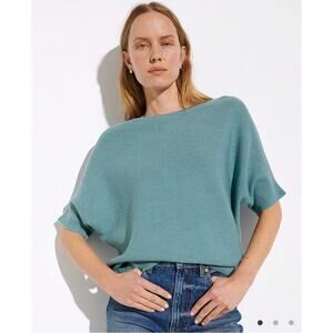 The Reset R Label Essential Pullover Sweater Short Sleeve Size S/M